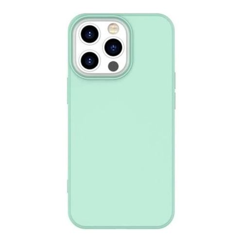 StraTG Turquoise Silicon Cover for iPhone 13 Pro - Slim and Protective Smartphone Case 