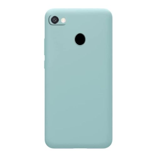 [MACO-701849] StraTG Turquoise Silicon Cover for Oppo F7 - Slim and Protective Smartphone Case 