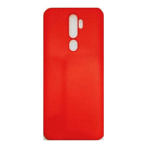[MACO-701879] StraTG Red Silicon Cover for Xiaomi Redmi Note 8 Pro - Slim and Protective Smartphone Case 