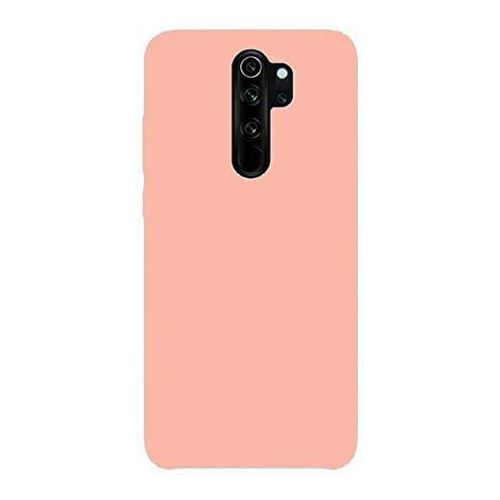 [MACO-701880] StraTG Light Pink Silicon Cover for Xiaomi Redmi Note 8 Pro - Slim and Protective Smartphone Case 
