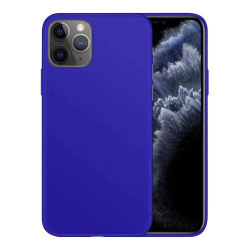[MACO-701911] StraTG Royal Blue Silicon Cover for iPhone 11 Pro - Slim and Protective Smartphone Case 