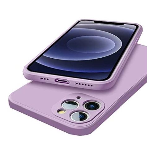 [MACO-701915] StraTG Light Purple Silicon Cover for iPhone 11 Pro - Slim and Protective Smartphone Case with Camera Protection