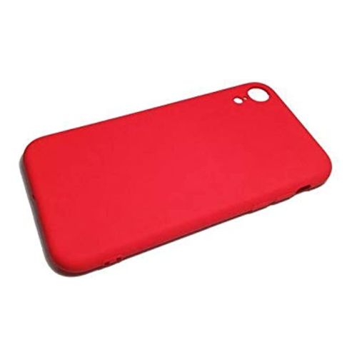 [MACO-701936] ستراتيجى جراب حماية سيليكون احمر للمحمول iPhone XR مع حماية للكاميرا