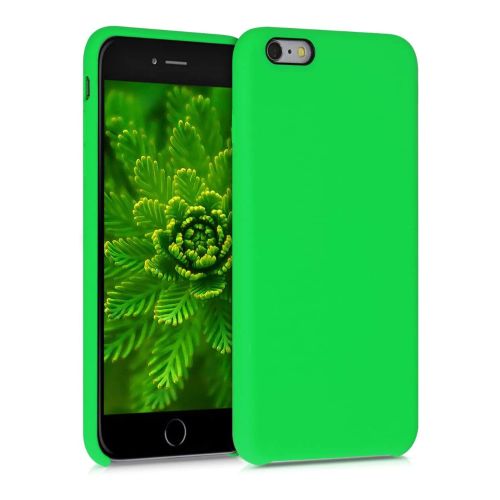 [MACO-701951] StraTG Bright Green Silicon Cover for iPhone 6 Plus / 6S Plus - Slim and Protective Smartphone Case 