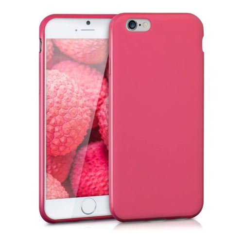 [MACO-701956] StraTG Bright hot Pink Silicon Cover for iPhone 6 / 6S - Slim and Protective Smartphone Case 