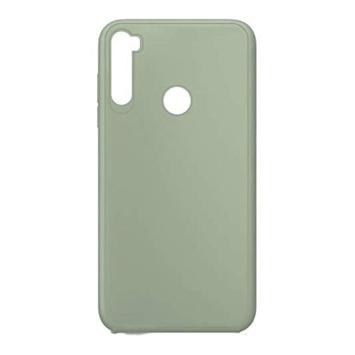 [MACO-701979] StraTG Light Green Silicon Cover for Xiaomi Redmi Note 8 - Slim and Protective Smartphone Case 