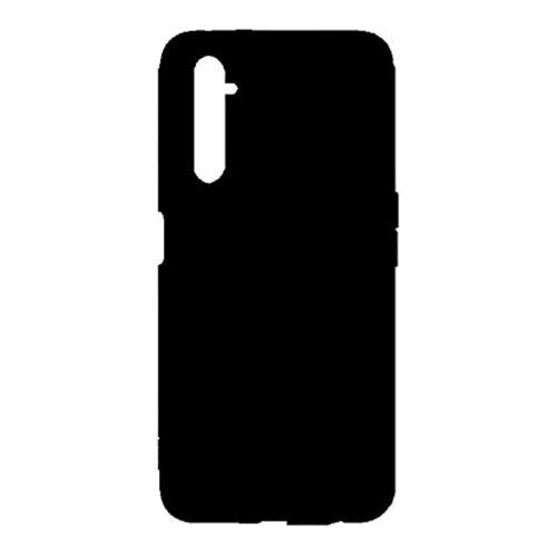 [MACO-701984] StraTG Black Silicon Cover for Oppo Realme 6 / Realme 6S - Slim and Protective Smartphone Case 