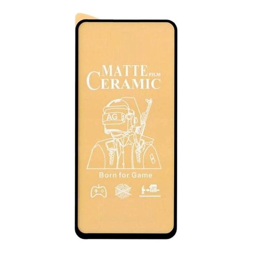 [MASP-702225] StraTG Samsung M31s Ceramic Screen Protector - Premium Protection for Your Smartphone Display - Black Frame