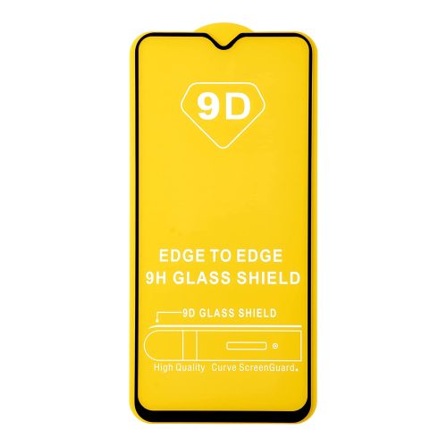 [MASP-702395] ستراتيجى اسكرينة حماية شاشة موبايل Xiaomi Redmi Note 8 - زجاج - احمى شاشة جوالك - أطار أسود