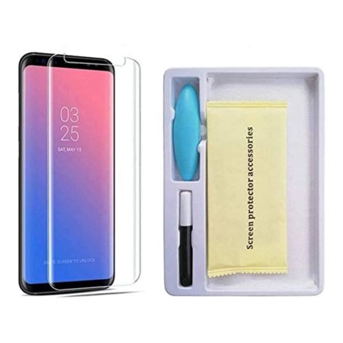 [MASP-702409] StraTG Samsung S10 Plus Curved Glass Liquid UV Screen Protector with Easy Install Kit