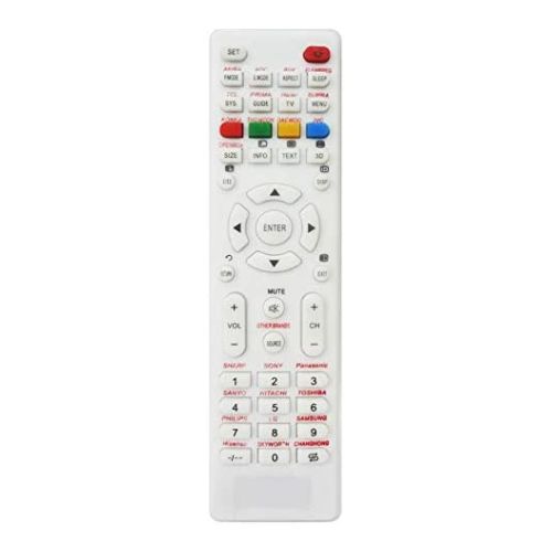 [RCUR-702427] StraTG Universal TV Remote Control - Easy-to-Use and Compatible with Most TV Brands Samsung, LG, Sony, Panasonic, HAIER, Toshiba, Philips 3D Smart TV Screen