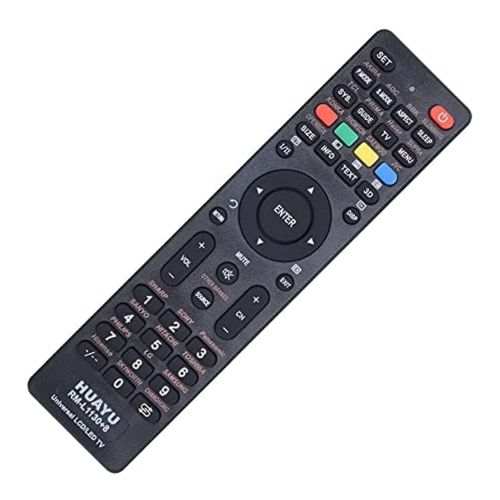 [RCUR-702458] Huayu Universal TV Remote Control - Easy-to-Use and Compatible with Most TV Brands Hisense, Sony, Panasonic, Toshiba, LG, Samsung, LCD LED 3D TV Screen