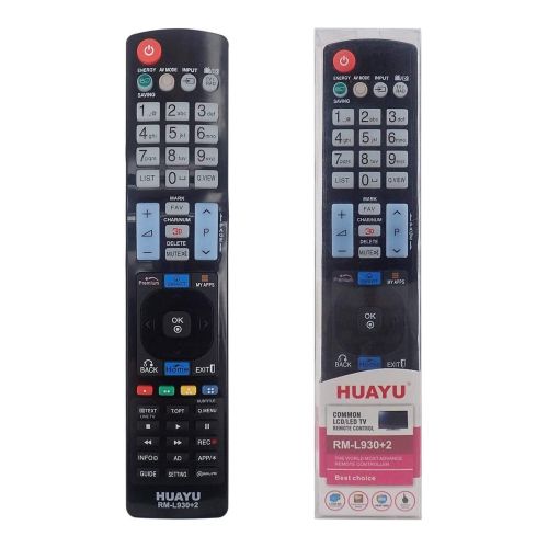 [RCUR-702504] ريموت كنترول Huayu لشاشة تليفزيون ال جى - LG سمارت RM L 930+2